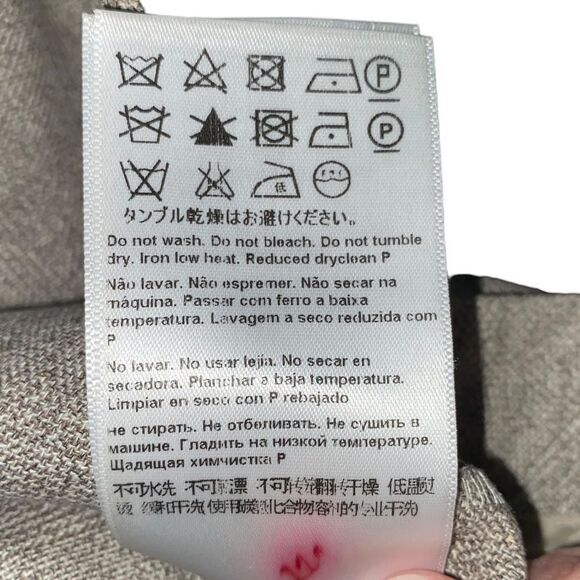 Escada women’s pants Style 5012618 in color moonstone Silk/Wool Blend‎ size 38 - Picture 5 of 10